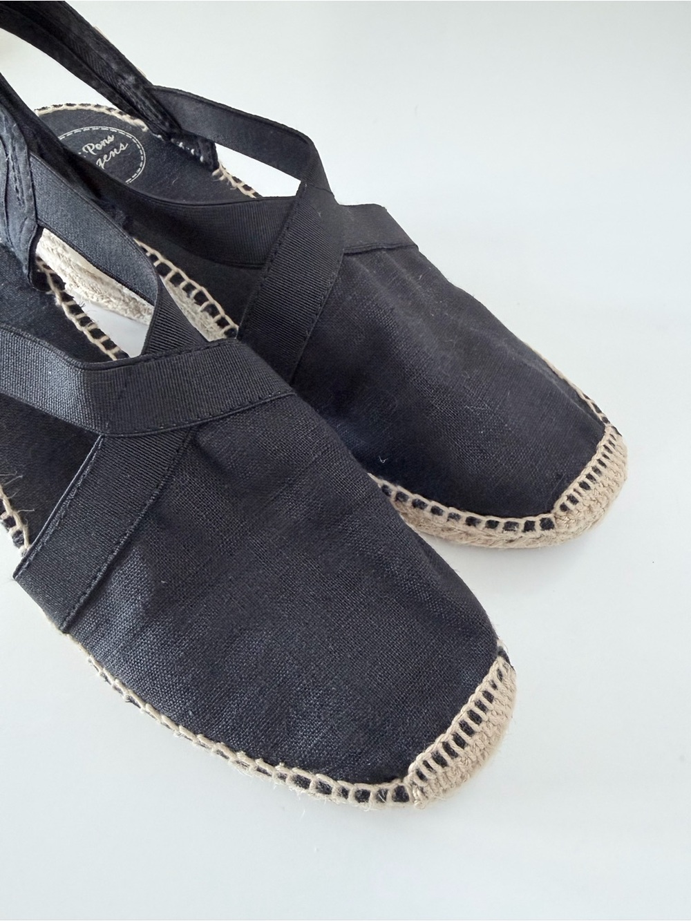 Toni Pons Black 'Ter' Espadrille Sandal Size 40 - New Without Tags - Picture 4 of 10